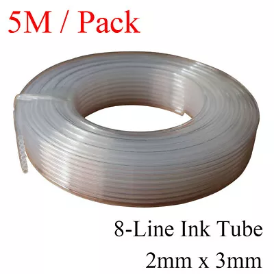 5M / Pack 8-line Ink Tube ECO Solvent 2mm X 3mm For Mimaki JV5 / JV33 • $17.67