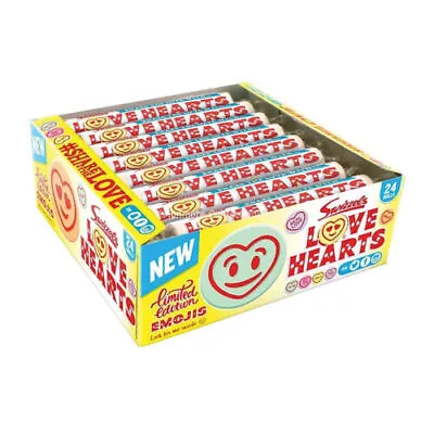 Swizzels Giant Love Hearts Rolls Vegan Retro Valentine Sweets 25101524 • £5.15