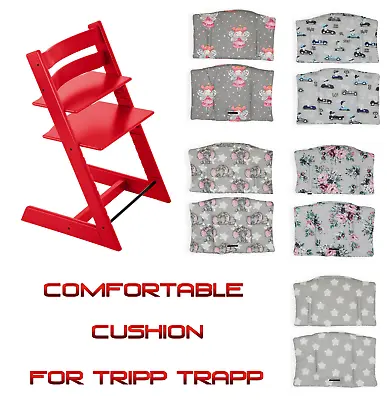 Cushions Set Compatible With Stokke Tripp Trapp High Chair Cover  COTTON • £19.99