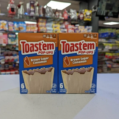 £12.49 • Buy Toast Em POP UPS Frosted Brown Sugar Cinnamon 6pk 10.2oz (288g) 2 Boxes