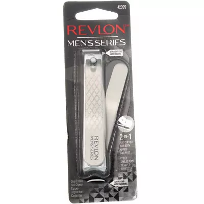 Revlon Men's Series Dual Ended Nail Clipper • $12.48