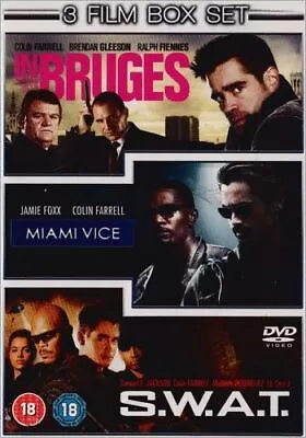 In Bruges/Miami Vice/S.W.A.T. - DVD - [NEW/Sealed] • £4.77