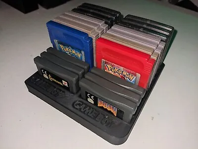 Gameboy And Gameboy Advance Game Holder Storage Display 3D Printed. • £7