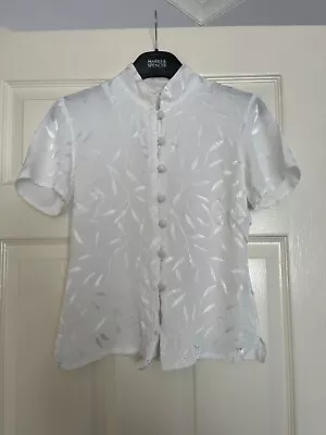 Hamells Vintage 1980s Short Sleeved Blouse Size 8 • £9