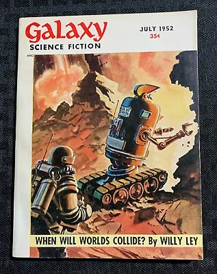 1952 July GALAXY Science Fiction Magazine FN 6.0 Willie Ley / Fisherman • £12.25