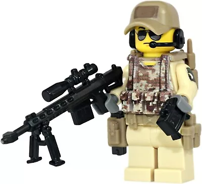 Custom Army Airborne Ranger Sniper Soldier Made With Real LEGO® Minifigure • $20.36