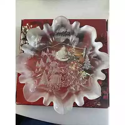 Mikasa Christmas Story Serving Platter 13.5” SA 600 / 313 Holiday Germany W/Box • $20