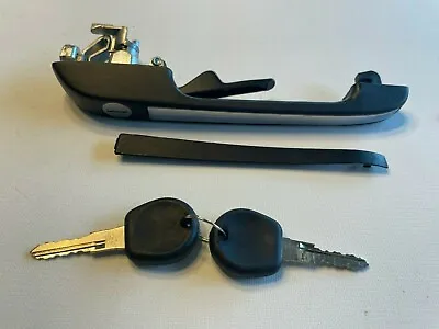 Black Front Left Outside Door Handle W/ 2Keys For VW Golf MK1 Jetta Rabbit • $17.50