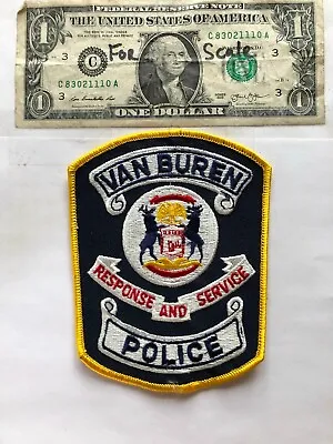 Van Buren Michigan Police Patch Un-sewn Great Condition   • $10.75