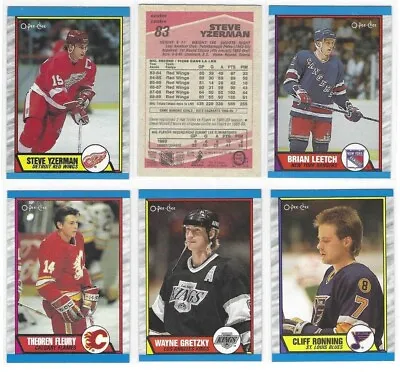 1989-90 O-Pee-Chee Hockey Cards - Finish Your Set! - Volume Pricing! • $0.99