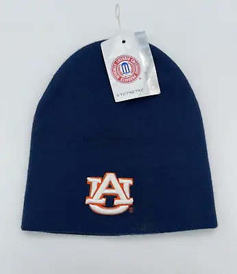 Auburn University Tigers Vtg NCAA Knit Winter Beanie Sports Hat Ski Cap OSFA NWT • $10