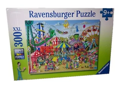 Ravensburger Fun At The Carnival Fair Rides Clowns Balloons 300 XXL Piece Jigsaw • $32.99