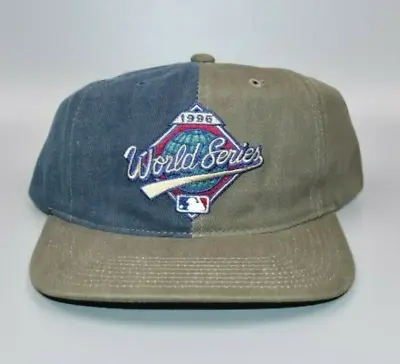 Vintage 1996 MLB World Series Logo Twins Enterprise Strapback Cap Hat - NWT • $29.95