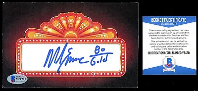 Mike Eruzione Signed Autograph Auto 4x6.5 Photo Beckett Authenticated BAS COA • $45