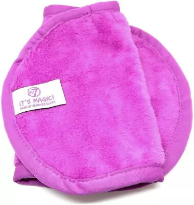 W7 Makeup Remover Cloth It's Magic Pink Re-Useable Microfiber Face Cleaner Towel • £5.99