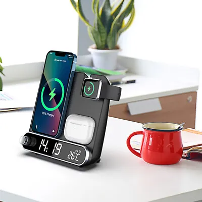 3 In 1 Wireless Charger Charging Station Dock For Airpods IPhone Apple Watch. • £32.59