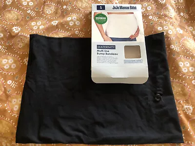 £4 • Buy Maternity Band JoJo Maman Bebe Black Bump Bandana Small 8-10