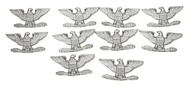 Vietnam US Military Shirt Sized COLONEL / CAPTAIN Insignia Pins FIVE (5) Pairs • $49.99