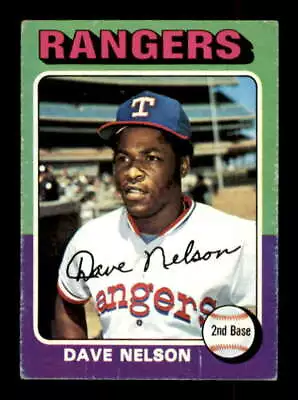 1975 Topps #435 Dave Nelson G-GVG Rangers 203774 • $0.99