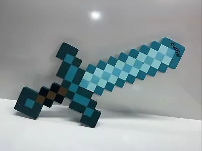 Minecraft Foam Diamond Sword Full Size 20 Inch Toy Costume Weapon Cosplay • $4