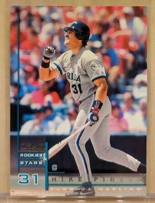 1998 Leaf Rookies & Stars #312 Mike Piazza HOF MARLINS UNIFORM SHORT PRINT SP • $6.95