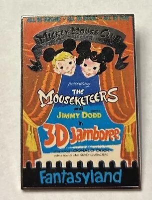 Disney - Mickey Mouse Club Attraction Poster - Mouseketeers Pin • $19.99