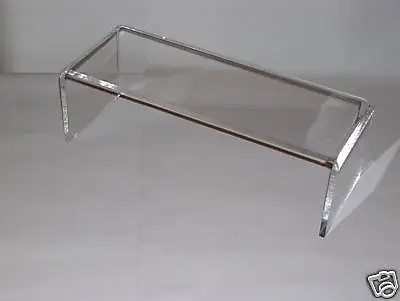 Clear Acrylic Shelf Riser For Ikea Detolf Cabinet • £8.85
