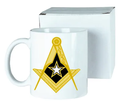 U.S. Army Masonic Full Color 11oz. Ceramic Mug • $14.95