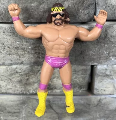 Vtg LJN TITAN SPORTS Action Figures WWF Wrestling  MACHO MAN RANDY SAVAGE  4.25” • $19.99