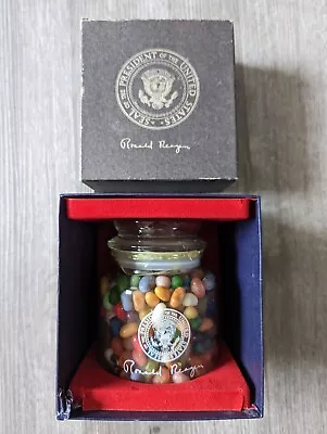 Ronald Reagan Presidential Seal Official White House Gift Jelly Bean Jar • $595