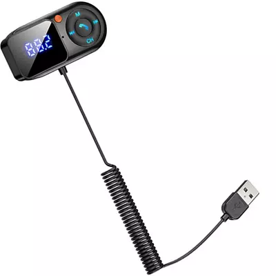 Bluetooth 5.0 Wireless Car FM Transmitter MP3 Player Handsfree Aux Radio Adapter • $15.20