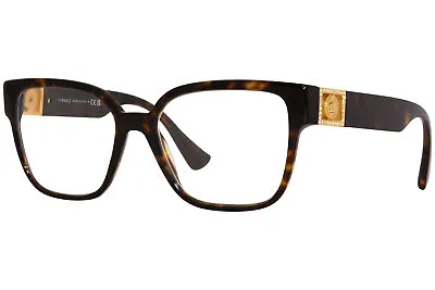 Versace VE3329B GB1 Eyeglasses Women's Black Full Rim Square Shape 52mm • $187.98