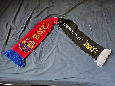 Original Barcelona VS Liverpool 01.05.2019 Champions Liague Semi-Final Scarf New • $79.99