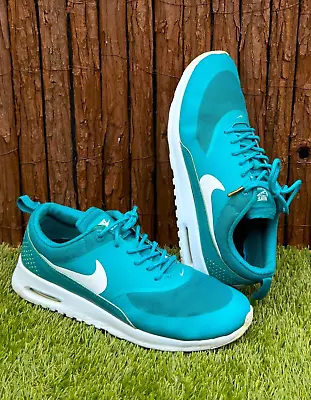 Nike Air Max Green Thea Running Shoes Sneakers US 8.5 UK 6 EUR 40 25cm • $59
