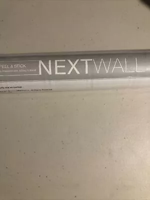 $20 • Buy NextWall Wallpaper Roll Repositionable Washable Faux Beadboard Vinyl Off-White