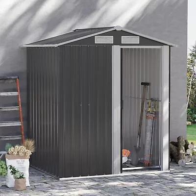 5ft X 4.3ft Outdoor Garden Storage Shed Tool Storage Shed With Sliding Door • £185.99