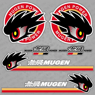 For Honda Mugen Power Car Sticker Decal Stripes Logo Decoration Sport 8 Pattern • $8.99