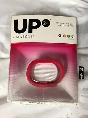 UP 24 By Jawbone Wireless Bluetooth Activity Tracker PINK IOS & Android New M • $10