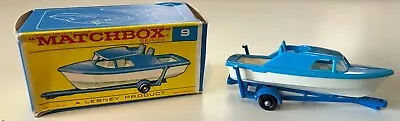 Matchbox Lesney #9 Boat And Trailer With Original Box • $19.99