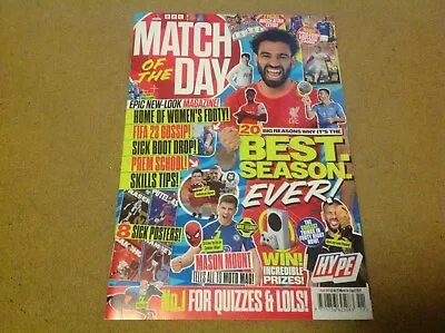 MATCH OF THE DAY No 649 23 MAR 5 APR 2022 BEST SEASON EVER! MO SALAH LIVERPOOL 3 • £2.99