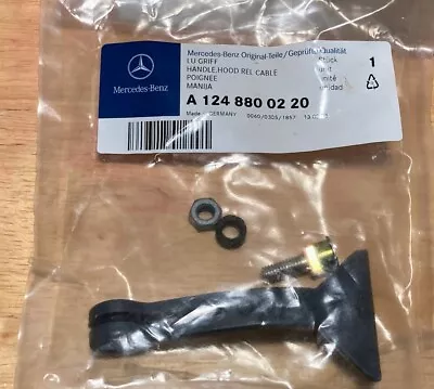 Genuine Mercedes Benz  1248800220 W124 260E 300E 300D Hood Release Handle NEW • $9.99