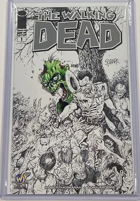 Walking Dead #1 B&W Wizard World OA Remark Sketch Autograph Signed James O'Barr • £144.76