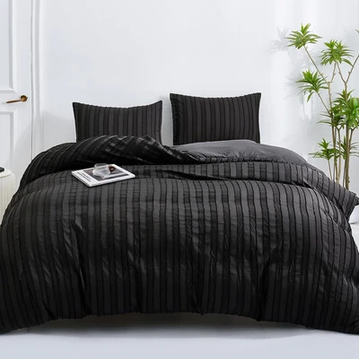 £53.39 • Buy Boho Duvet Cover Set Queen Size, Striped Textured Duvet Cover Tufted Bedding Set