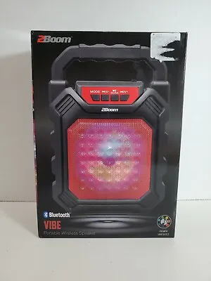 2Boom Vibe Portable Wireless Bluetooth Speaker With Light FX • $17.90