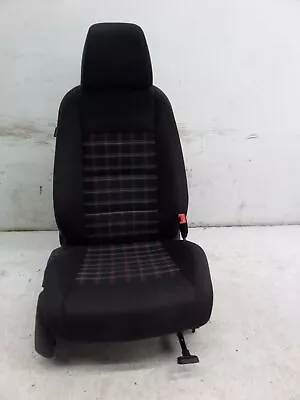 2010 VW MK5 Jetta GLI Right Front Seat Plaid Tartan Black OEM • $149.96