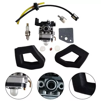 Carburetor Spark Plug Air Filter For Honda GX25 GX35 HHB25 Fuel Filter • $28.33