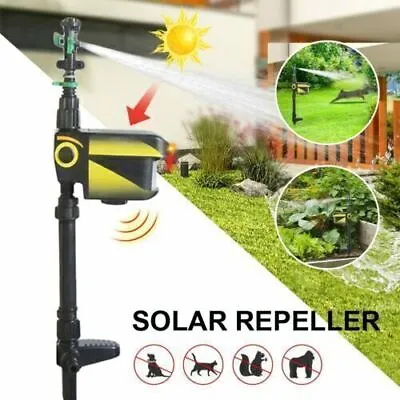 Solar Power Animal Repellent Sprinkler Motion Activated Blaster For Home Yard. • $55.79