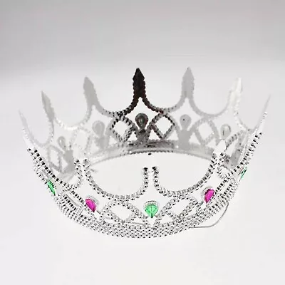 GIRLS PRINCESS TIARA Fancy Dress Prom Birthday Party Head Crown Accessory ZPA001 • £4.63
