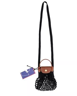 Longchamp Le Pliage Filet Shoulder Bag Women's Black • $70.67