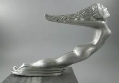 $80.64 • Buy Vintage Winged Nymph Flying Lady 1920's Cadillac Art Nouveau Car Hood Ornament 